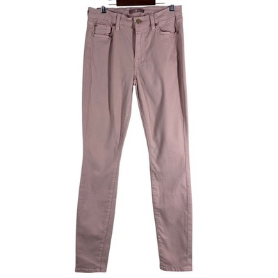 7 For All Mankind Womens Skinny Jeans Dusty Rose Pink Stretch Size 27