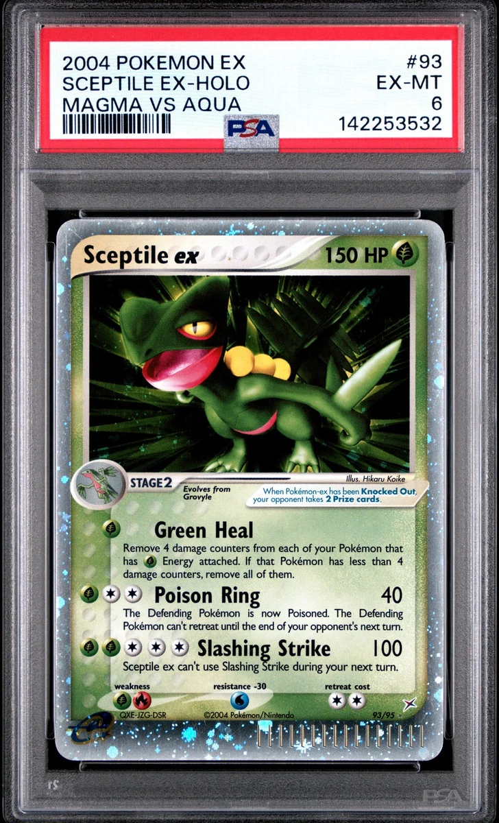 sceptile ex pokemon card value Amazon.com: Mega/M Sceptile EX (XY Ancient Origins #8/98) Rare/Holo-Foil Pokemon  Card : Toys & Games