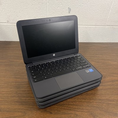 Lot 4 HP Chromebook 11 G5 EE PARTS/REPAIR -   POWER ON, BAD BATTERIES