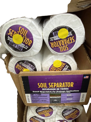 Soil Separator 36 in. x 150 ft. Trench Wrap for Drainage Applications (6-Pack)