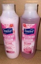 SUAVE      WILD CHERRY BLOSSOM      Shampoo  Conditioner Set 2- 22.5fl.oz