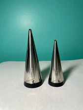 Vintage Metal Salt and Pepper Shakers Pierre Forssell Gense Sweden