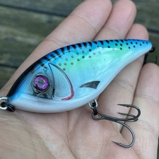 Jerkbait Hecht 10,5cm 35g  Sinking mit Rasseln Wobbler Angelset Angelköder #A5