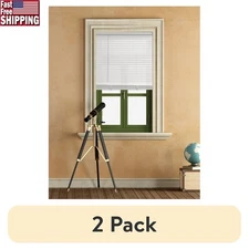Cordless Vinyl Light Filtering Blinds 1 Inch Slats Home Office Privacy Shade New