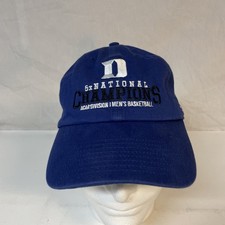 Duke 5x National Champions Hat, Blue Devils Cap, Strap Back Mens NCAA Basketball
