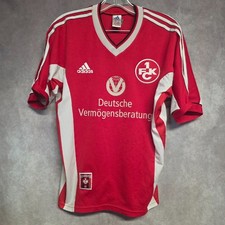 Vintage 90s Adidas KAISERLAUTERN Red Football Soccer Jersey Mens S