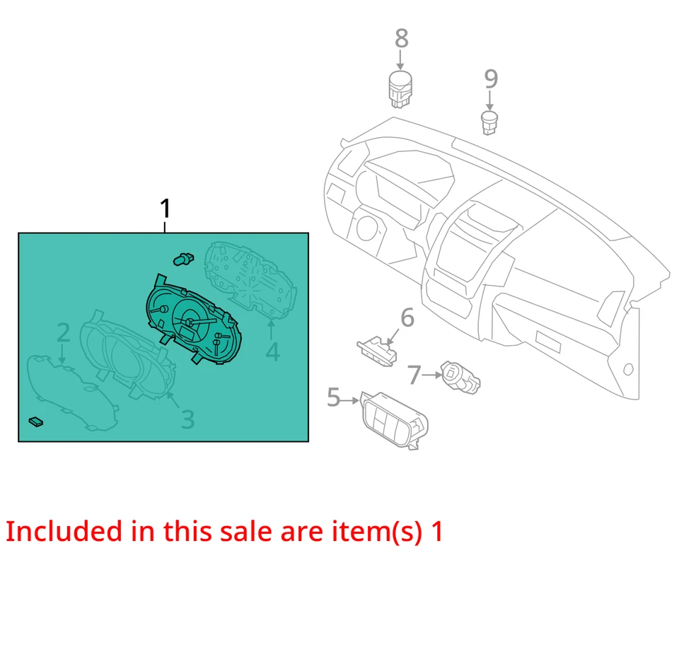 2016-2018 Kia Sorento Speedometer Instrument Cluster Gauges 94011-c6001 UDYEC - Image 3 of 4