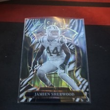 Panini Select 2025 Prizm Concourse Jamien Sherwood #77 New York Jets NFL Card