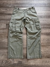 Y2K VTG Abercrombie Fitch Low Rise Wide Leg Paratrooper Cargo Pants 6 W32