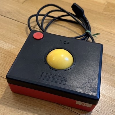 WICO Command Control Trackball 9 pin Wired Track Ball (Atari/Commodore) * Tested