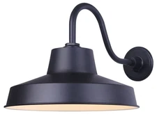 Used Canarm Inc BL14WACBK Landis - 1 Light Outdoor Wall Mount-12.38 Inches Tall