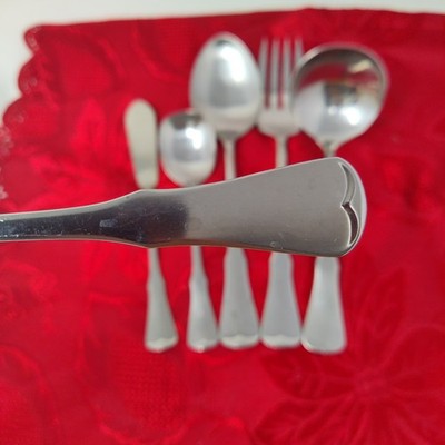 6X Serv B Oneida Community Stainless PATRICK HENRY Serving Pieces Ladle Sugar