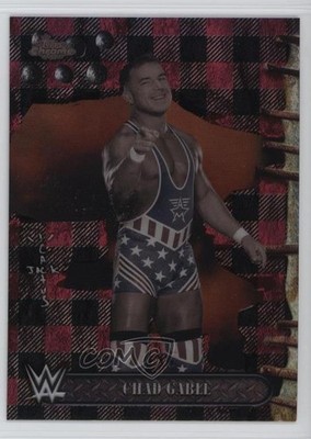 2025 Topps Chrome WWE x Cactus Jack Red & Black Refractor Chad Gable #88 b6y