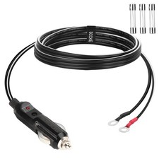 Heavy-Duty 14AWG 20A Male Plug Cigarette Lighter Adapter Power Supply Cord with