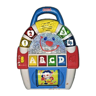 Fisher Price Baby Smartronics JIVIN JUKEBOX Lights Music Sounds 2000 SEE VIDEO