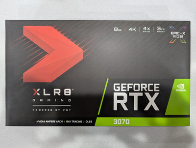 PNY GeForce RTX 3070 XLR8 Gaming EPIC-X Triple Fan Edition 8GB GDDR6