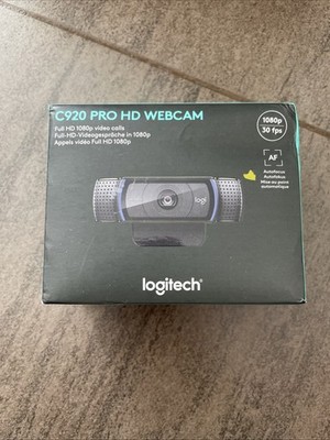 Logitech C920 HD Pro Webcam - Full HD 1080p Videoanrufe mit Stereo Audio