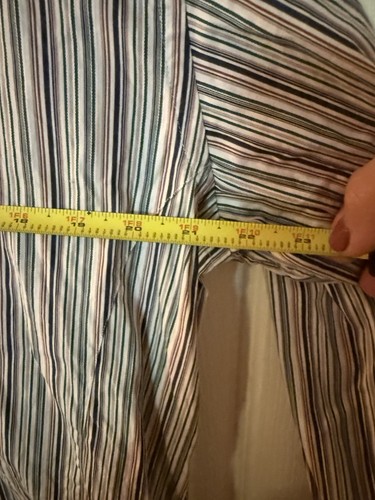 Jared Lang Xxl Striped Button Up Shirt - Picture 6 of 8