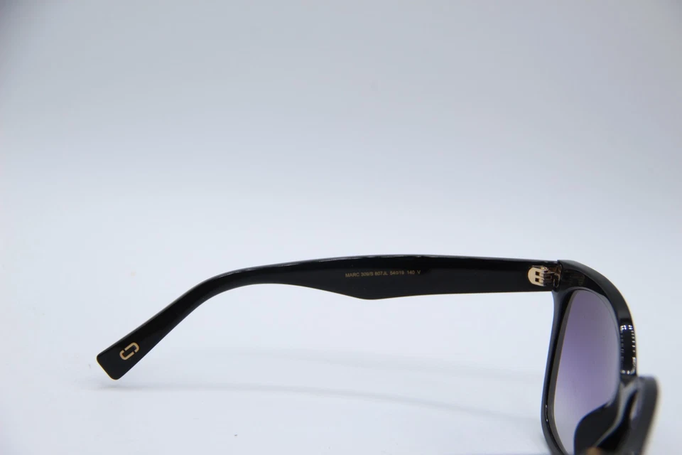 NUEVAS GAFAS DE SOL MARC JACOBS 309/S 807JL NEGRAS DEGRADADAS MARCOS AUTÉNTICOS 54-19 Foto 3 de 4