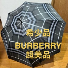 Vhtf Extreme Burberry Long Umbrella For Men'S And Women'S Black Women Accessory