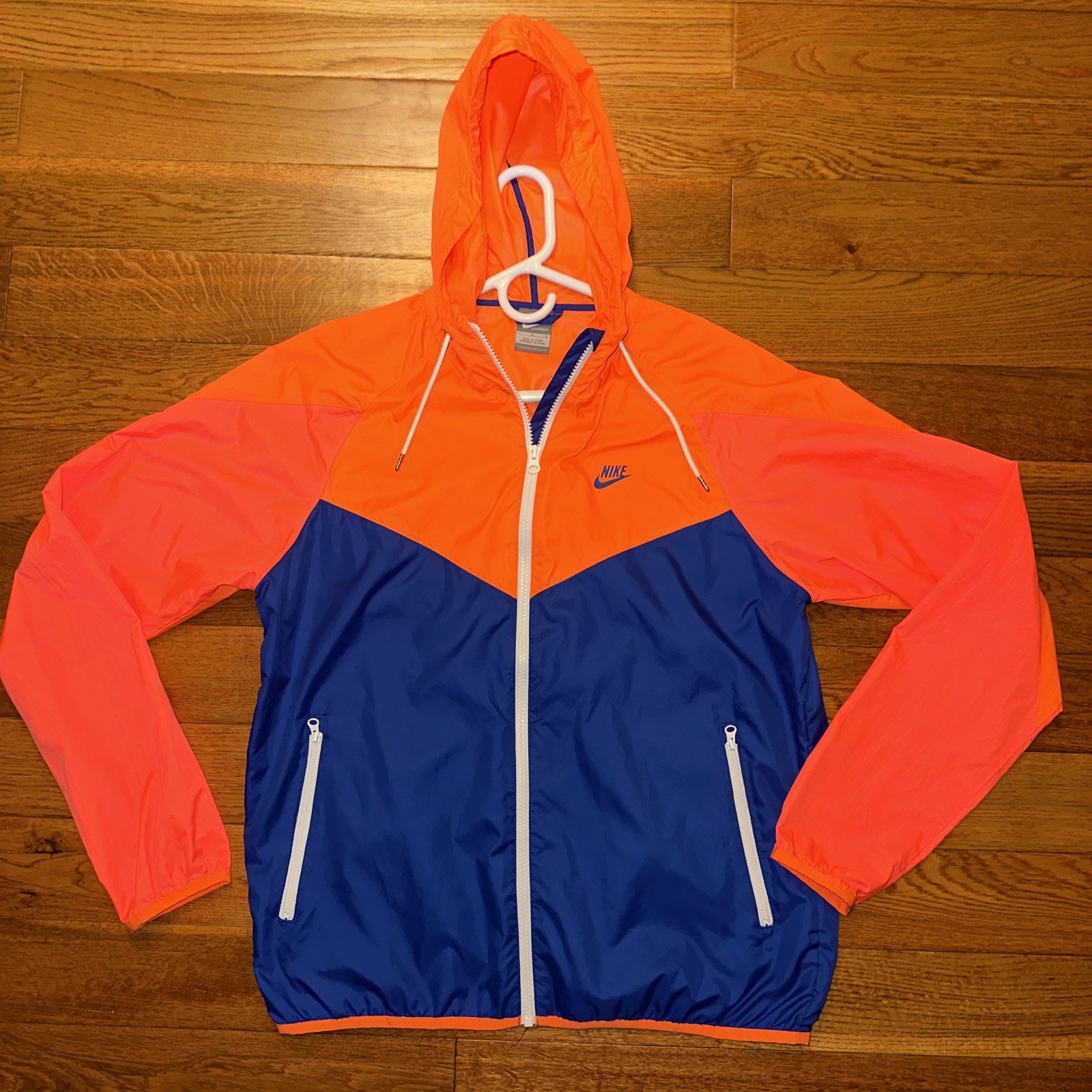Nike Windrunner Windbreaker Jacket Large Orange B… - image 1