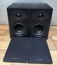 DENON SC-M39 Bookshelf Speakers Pair Black 🔥 Amazing Condition