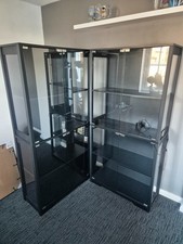 BROTTAR Black Display Cabinet - Motion Sense Lights