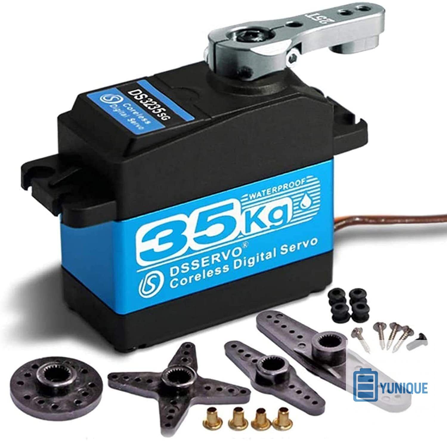 Servo DS3235 35KG de haute précision et moteur coreless pour voiture Crawler