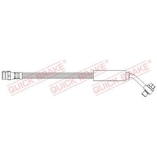 2x Quick Brake Bremsschlauch hinten 22397760 für Cupra Audi Seat Skoda