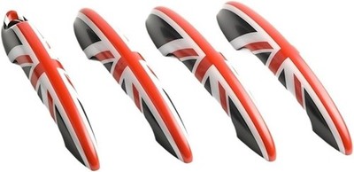 Black Jack Cars Door Handle Cover For MINI Cooper S JCW R60 COUNTRYMAN 2011-2016