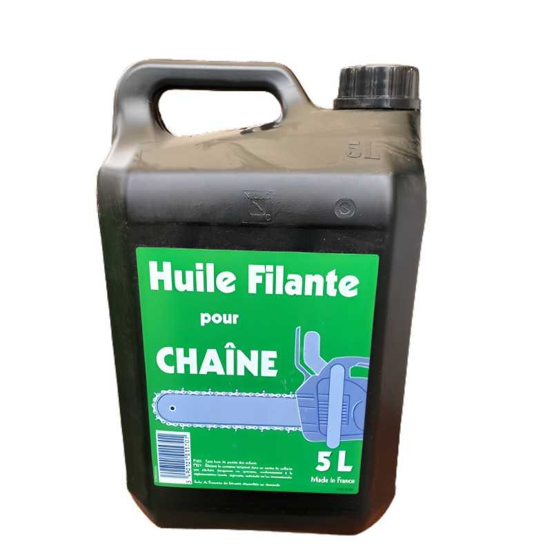 Huile filante pour chaine tronçonneuse 5L évite la surchauffe