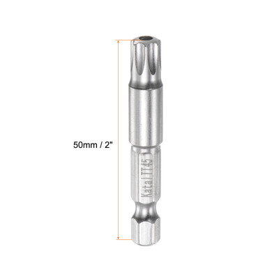 TT45 Magnetic Security Star 7 Point Torx Screwdriver Bit 1/4