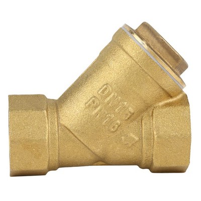 1/2 BSPP Female Thread Y Shaped Messing Strainer Filter Valve Connector Fü