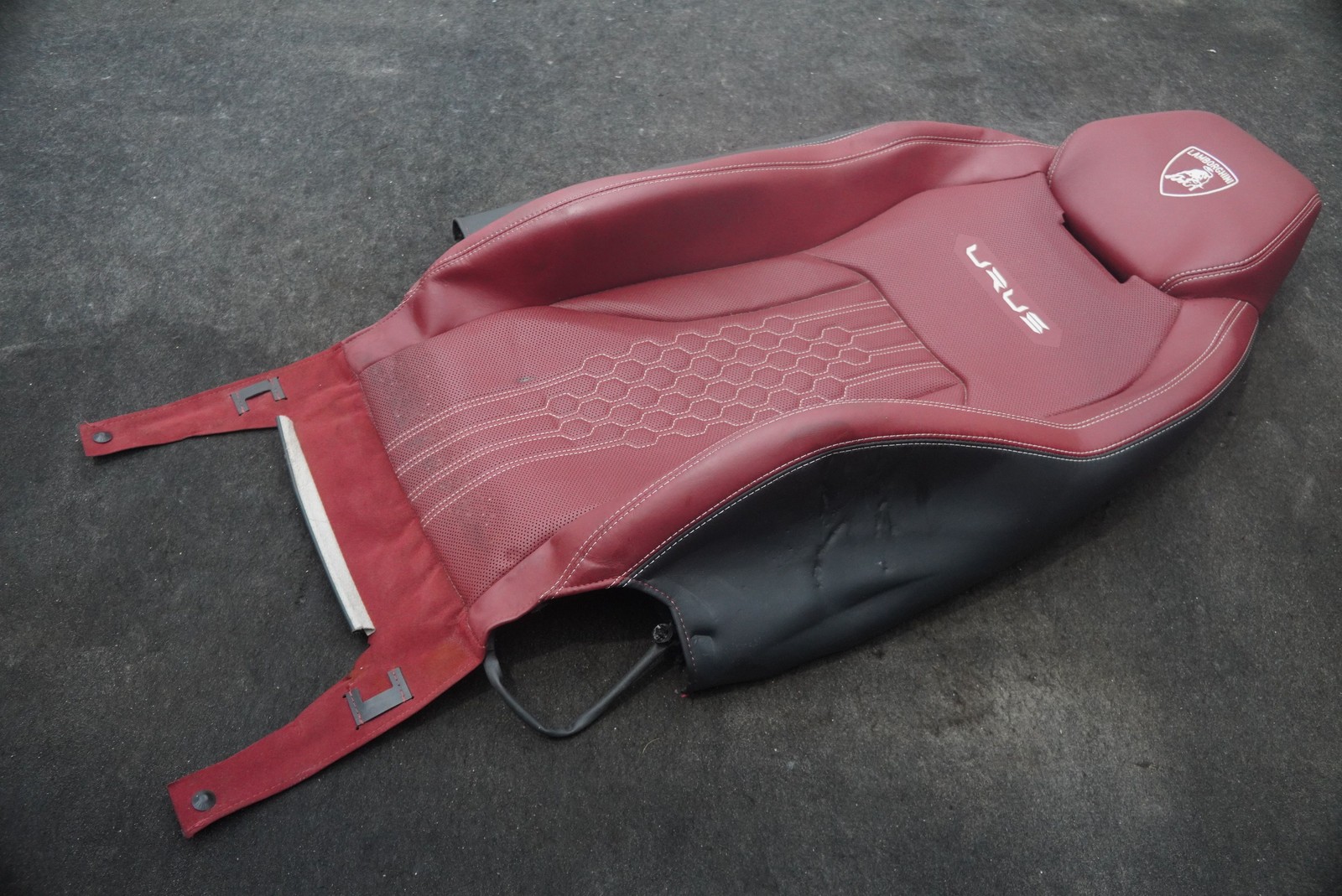 Front Right Passenger Seat Upper Back Rest Cover Leather Lamborghini Urus *Note