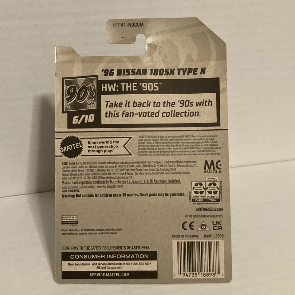 Nissan 180SX Tipo X Hot Wheels Super Treasure Hunt STH # '96 2024 Foto 4 de 4