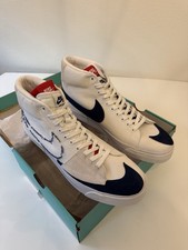 Nike SB Zoom Blazer Mid Edge Men 14 - RARE Wh...