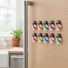 Mini Jesus Figures - Bulk 30PCS for Easter Egg Stuffers  Religious Gifting