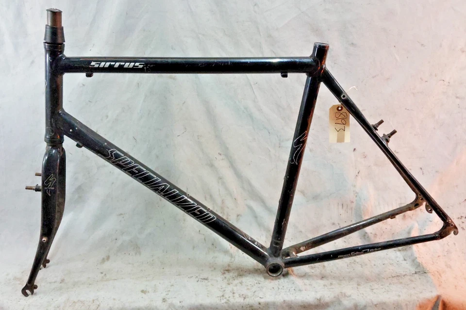 Juego de cuadro de bicicleta de carretera Specialized Sirrus Gravel 2015 mediano 55 cm ciclocross CX NEGRO Foto 2 de 4