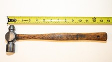 Vintage Williams No. 2-0 Ball Peen Pein Hammer 17 oz. Total Wt. 13-1/2" Length