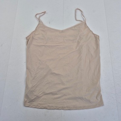 WHITE LABEL Trägertop 18 beige Damen ärmellos Trägertop zweite Haut