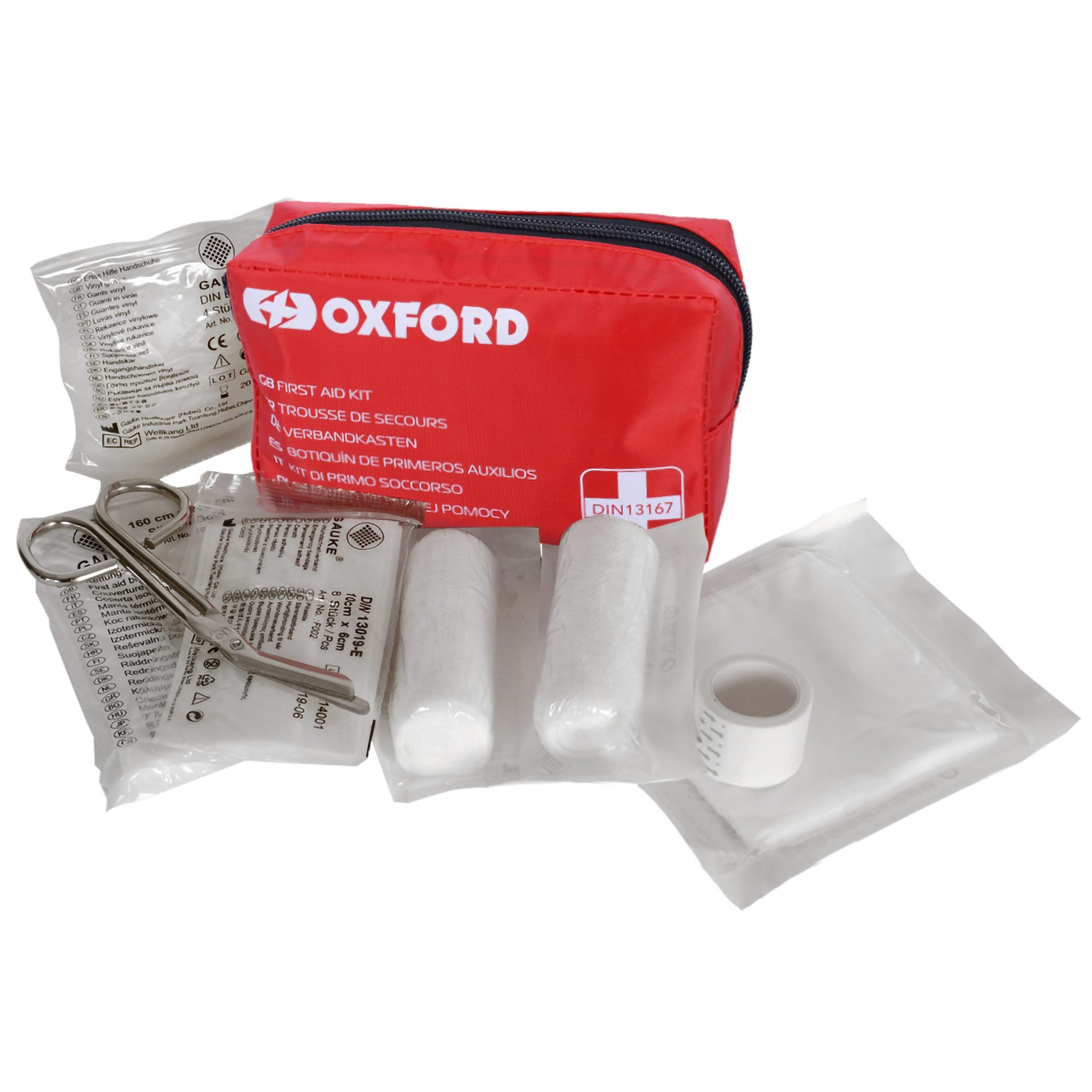 Oxford Under Seat Motorcycle First Aid Kit Essential Rider Set