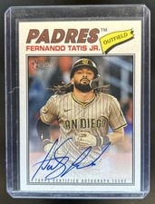 2026 Topps Heritage Fernando Tatis Jr. Real One Auto Autograph #ROA-FTJ Padres