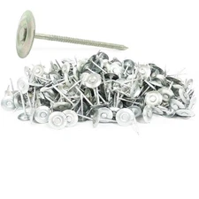 3" x 10GA RING GALV STEEL ROUND CAP NAILS 25lb | SRC-3R25