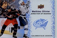 2023-24 Upper Deck Director of Boards #DB6 Mathieu Olivier - HKY