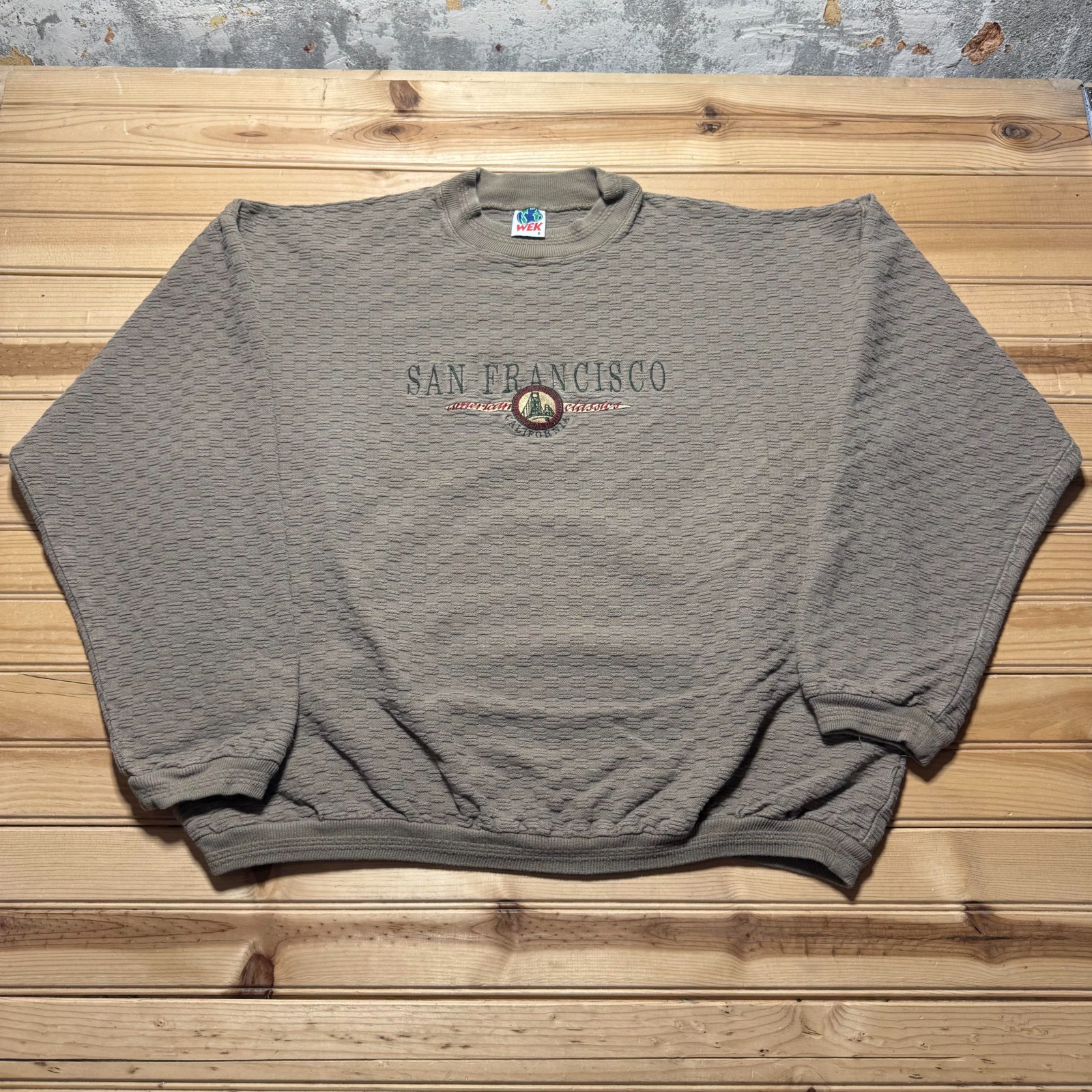 Vintage 90s San Francisco California Golden Gate Bridge Crewneck Sweatshirt - XL