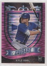 2021 Panini Chronicles Crusade Pink Pulsar Prizm Kyle Isbel #24 zn0
