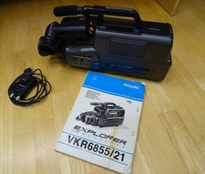 Philips Explorer VKR 6855 Camcorder ~ mit Manuel Heft, Ladeteil, RF-Conv.