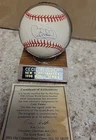 Cecil Fielder signed Baseball 1996 World Series W/Coa And Holder