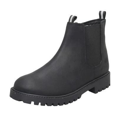 Lumberjack River - Chelsea Boots Leder schwarz - Größe 35 [22,3 cm] Junior