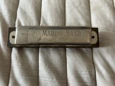 Antique Original Hohner Marine Band 364 Harmonica - Post WWII Model